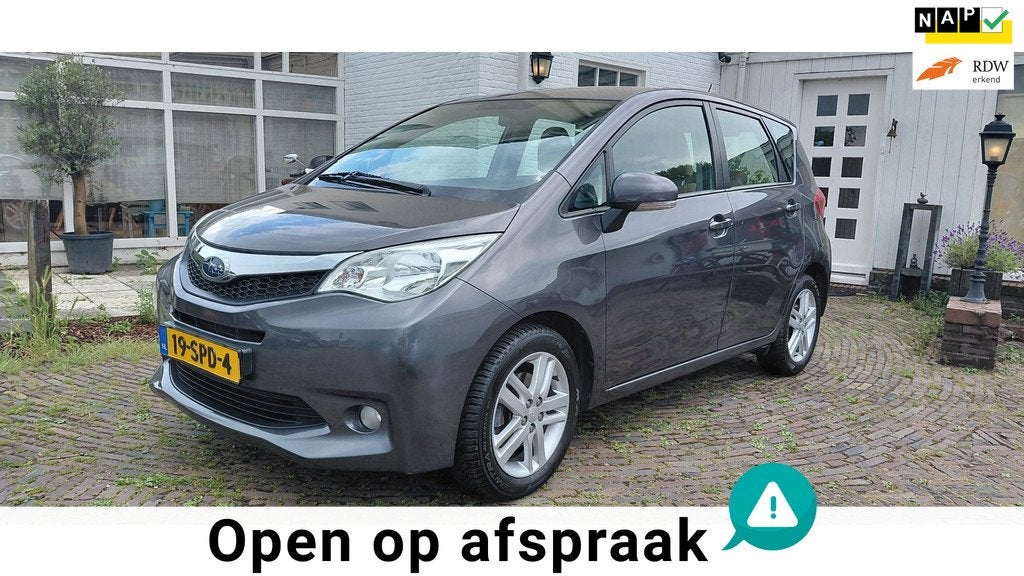 Subaru Trezia 1.3 Luxury Airco Leder, nieuwe APK to 29-06-27, Auto's, Voorwielaandrijving, Euro 5, Trezia, Met garantie (alle)
