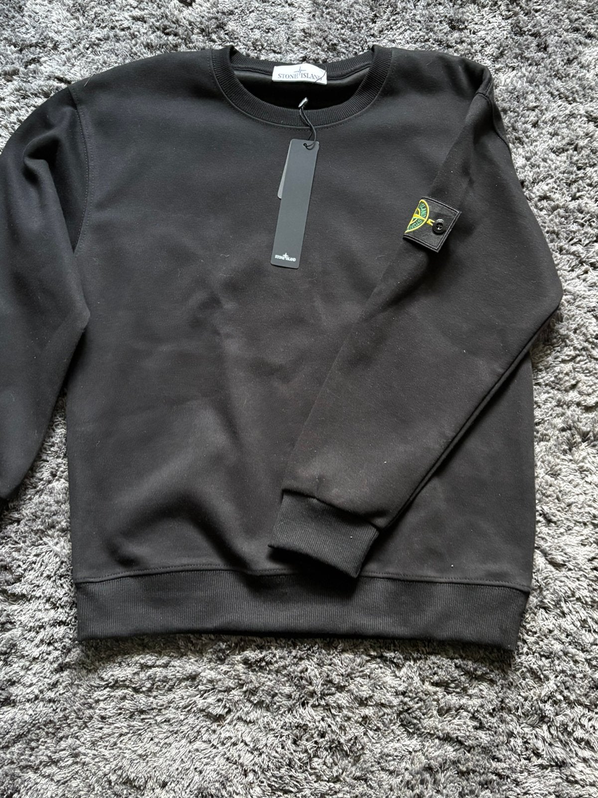 Stone island sweater - zwart, Verzenden, Nieuw, Maat 48/50 (M), Zwart