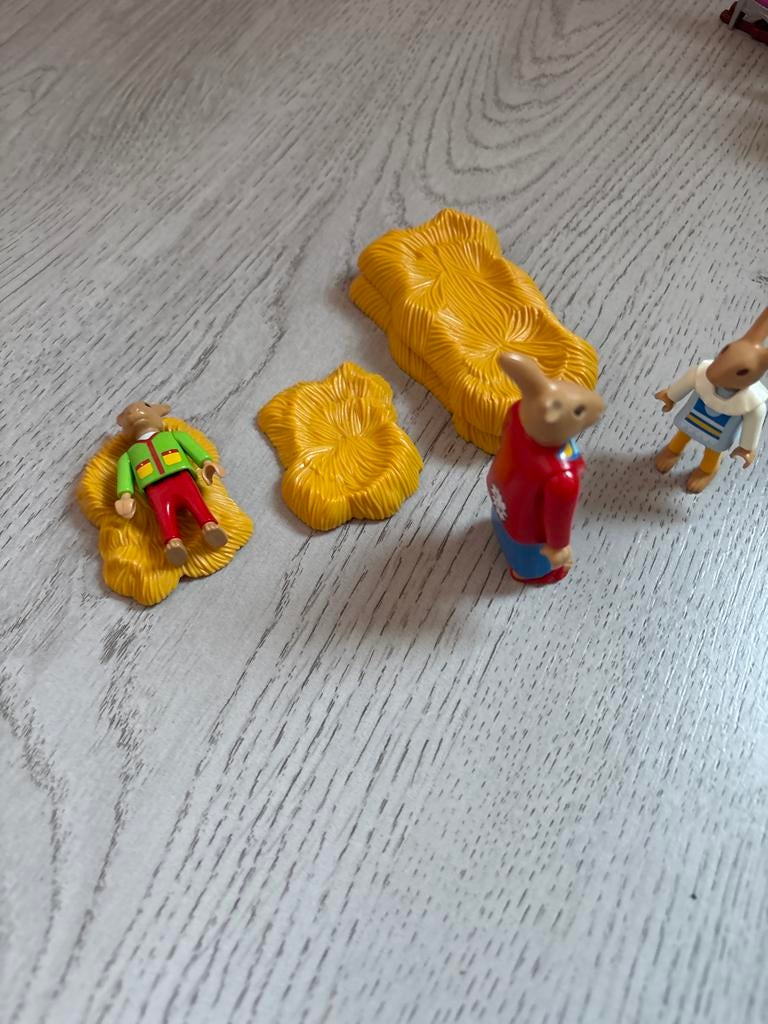 Leuke Playmobil hazen familie met strobalen, Ophalen of Verzenden, Gebruikt, Los playmobil