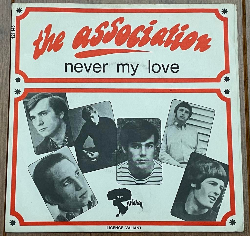 The Association - Never My Love single / France, '67, VG+, Originele persing, Ophalen of Verzenden, Gebruikt, Pop