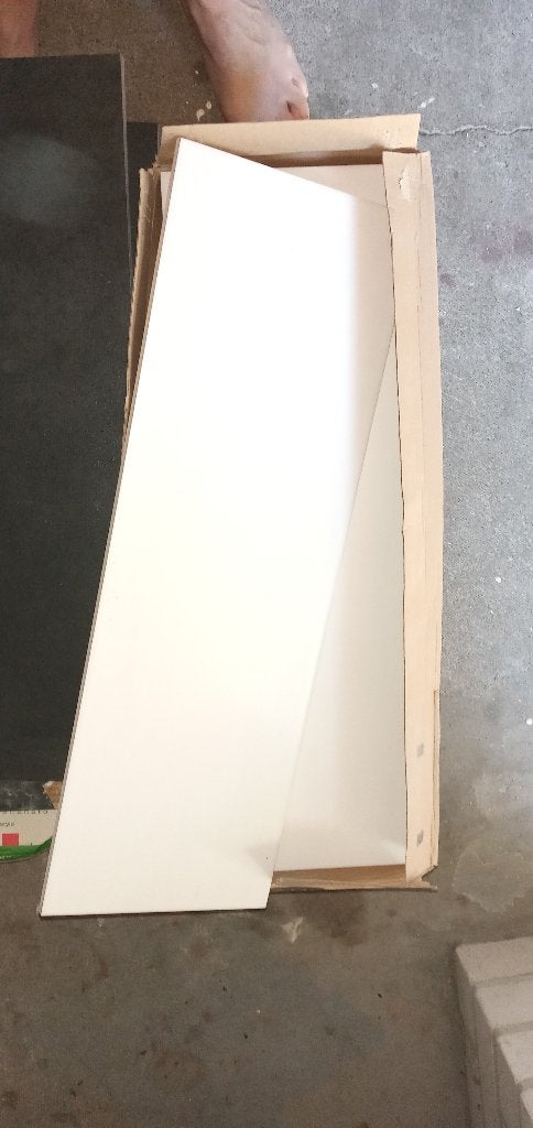 Grohn Wandtegels wit 60x20 cm (15 stuks), Doe-het-zelf en Verbouw, Tegels, 60 cm of meer, Nieuw, Ophalen of Verzenden, Minder dan 5 m²