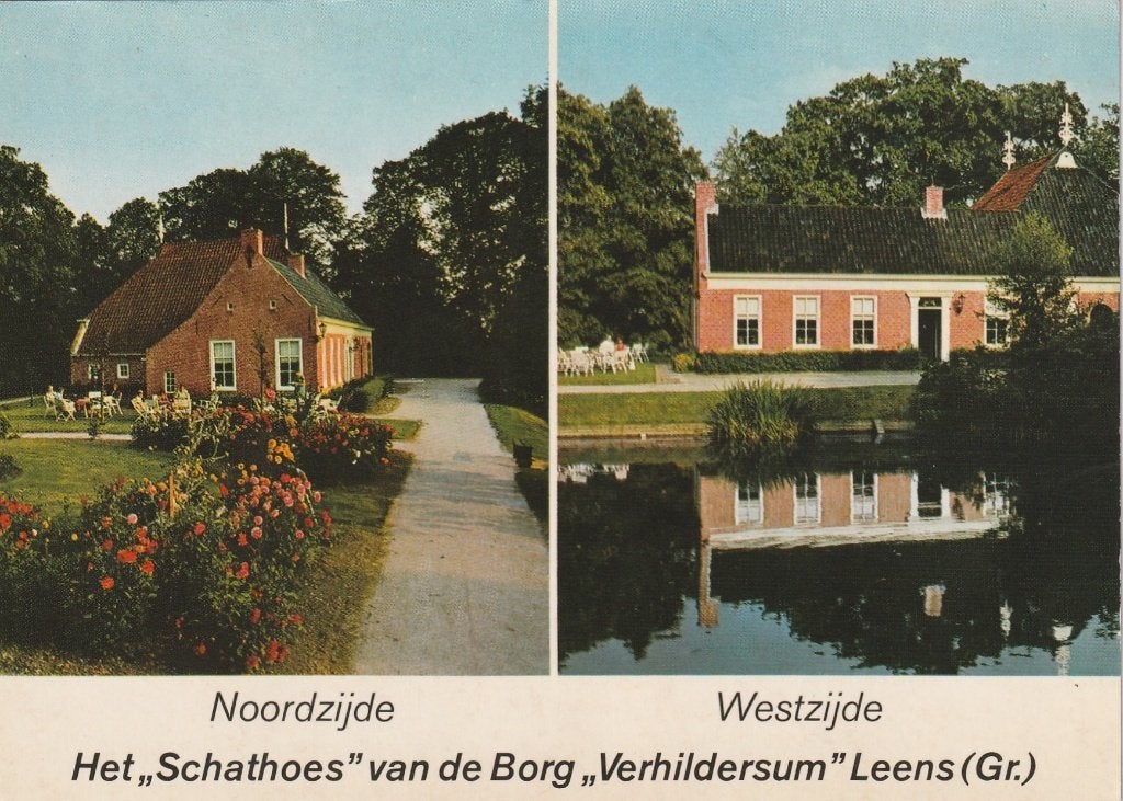LEENS Museum Borg Verhildersum Schathoes, Verzenden, 1960 tot 1980, Ongelopen, Groningen