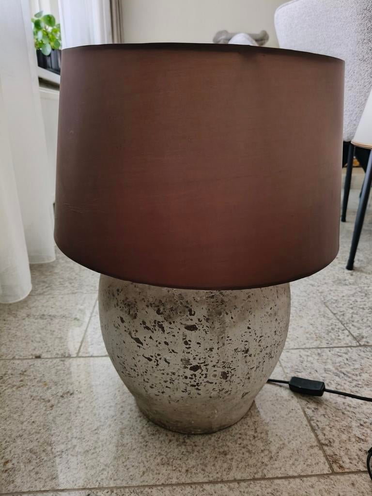 Grote schemerlamp, Huis en Inrichting, Lampen | Lampenkappen, Ophalen, Rond, 50 cm of meer