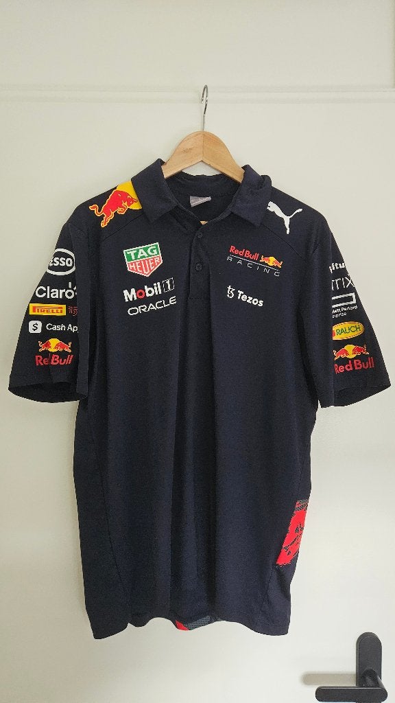 PUMA RedBull Racing shirt Max Verstappen maat L 2022, Ophalen of Verzenden, Zo goed als nieuw, Formule 1