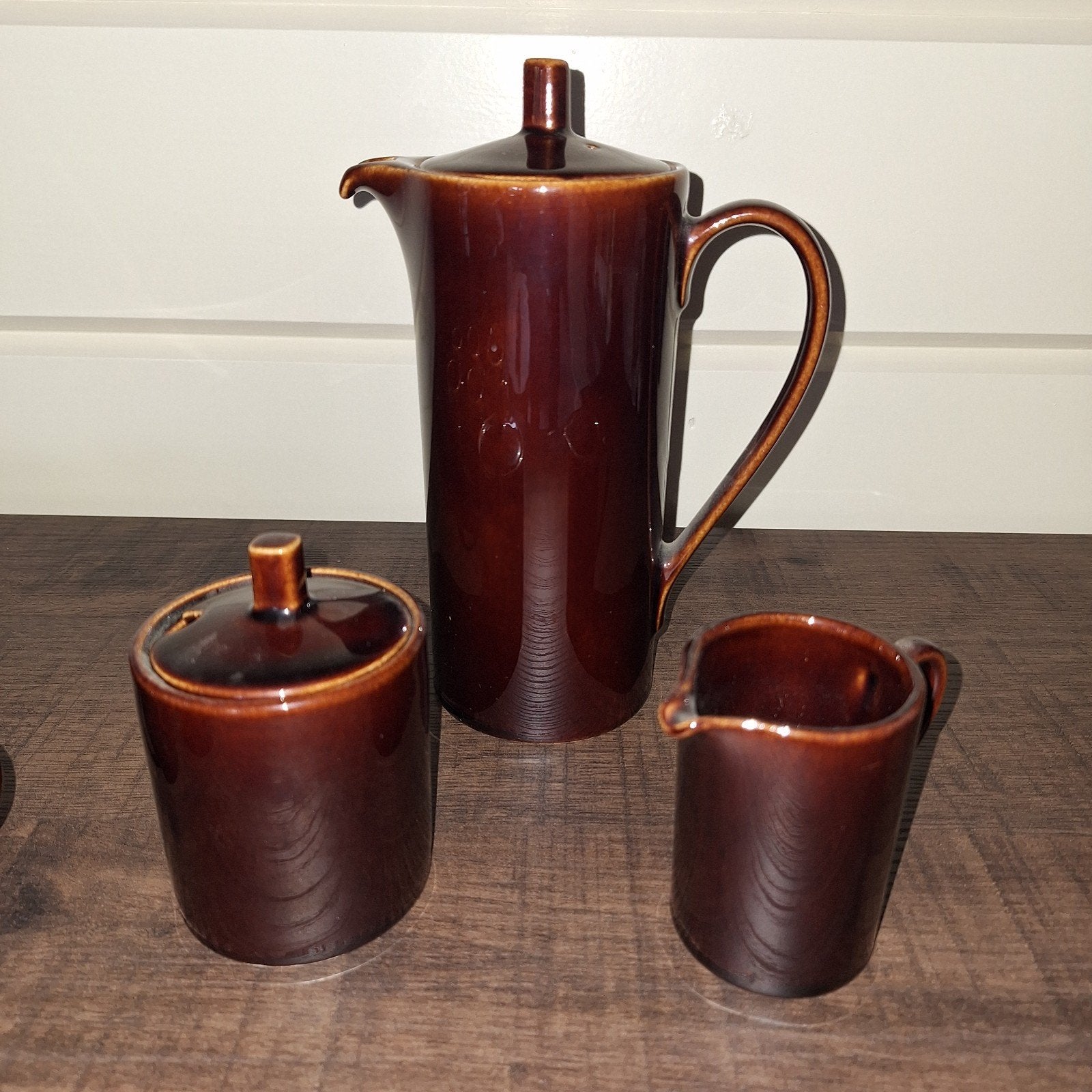 Vintage keramiek mokka servies (Europe, jaren 60), Ophalen, Porselein, Overige stijlen, Overige typen