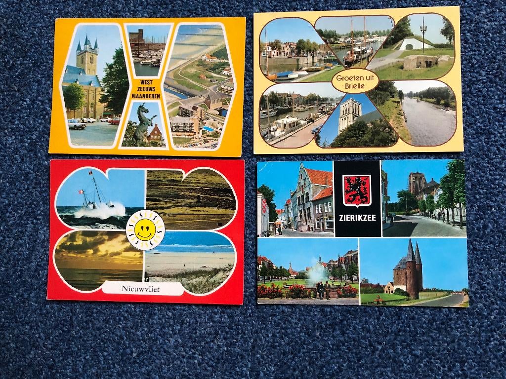 Ansichtkaarten gelopen Zeeland F per stuk bieden, Ophalen of Verzenden, 1980 tot heden, Gelopen, Zeeland