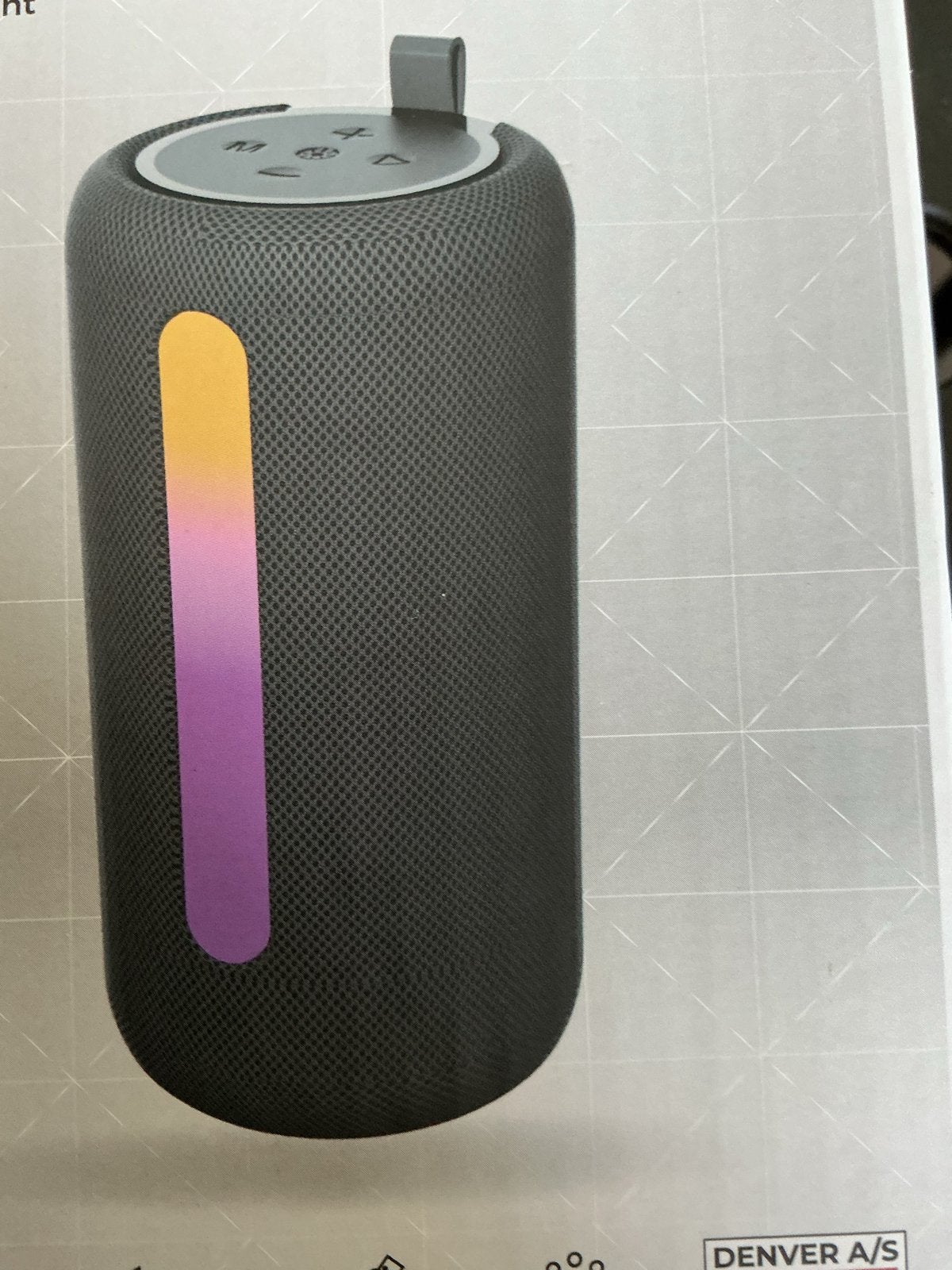 Denver Bluetooth Speaker met LED-verlichting, Nieuw, Draagbare speaker, Bluetooth, Minder dan 60 watt
