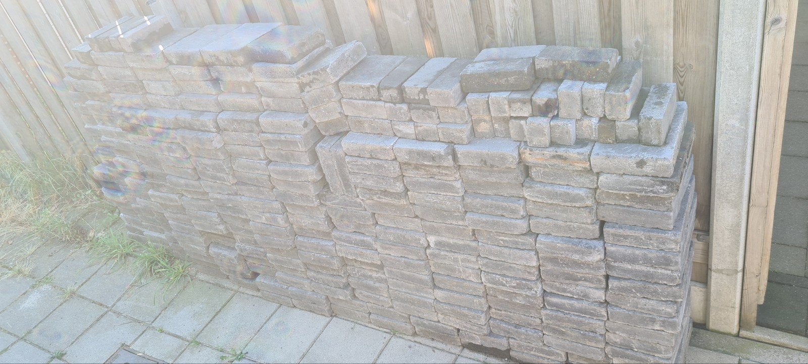 Abbystone 'REDSUN' Antraciet Getrommelde Klinkers 20x30x6, Ophalen, Overige typen, Zo goed als nieuw, 10 m² of meer