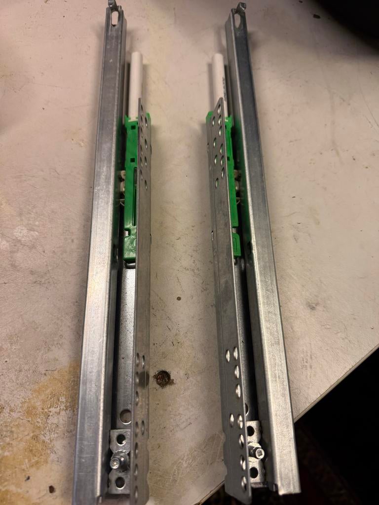 Ladegeleiders voor lades - Set van 2, Ophalen, Gebruikt, 250 mm of meer, Overige typen