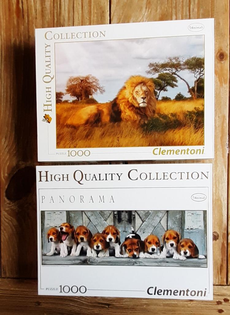 Twee Clementoni puzzels 1000 stukjes., Ophalen of Verzenden, 500 t/m 1500 stukjes, Zo goed als nieuw