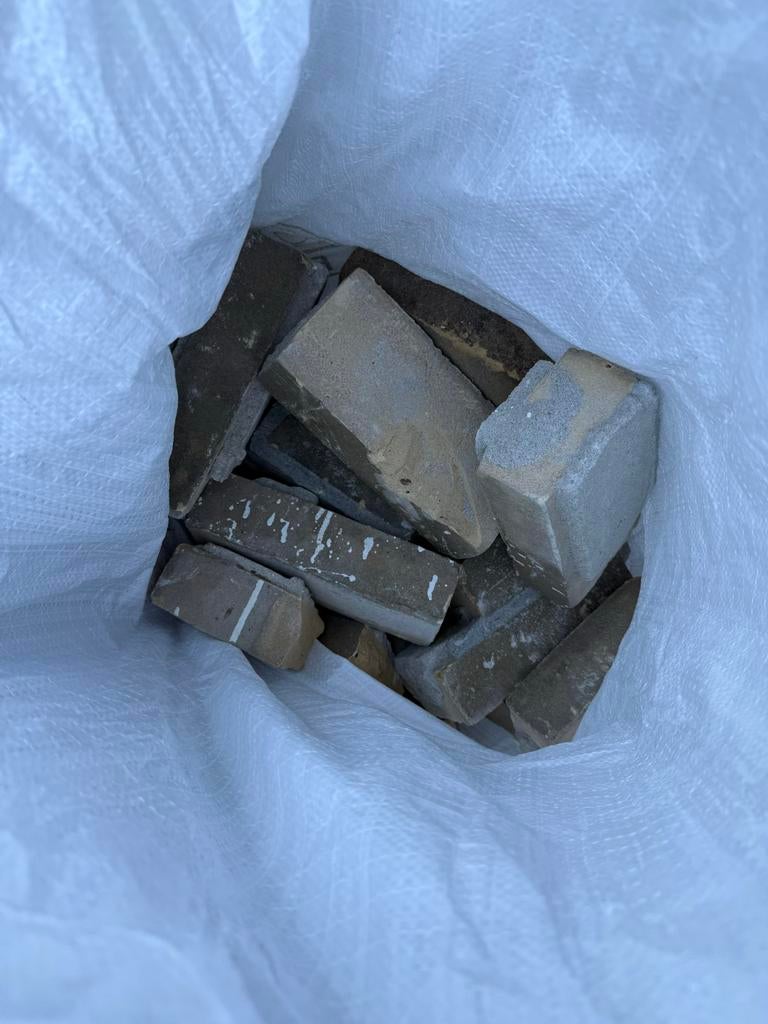 Bakstenen los gratis ophalen, Ophalen, Gebruikt, Bakstenen