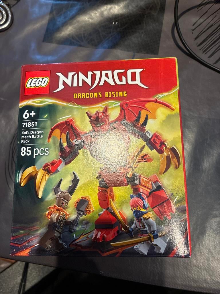 Lego Ninjago 71851 Kai's Dragon Mech Battle Pack, Ophalen, Lego, Nieuw, Ongeopend/sealed