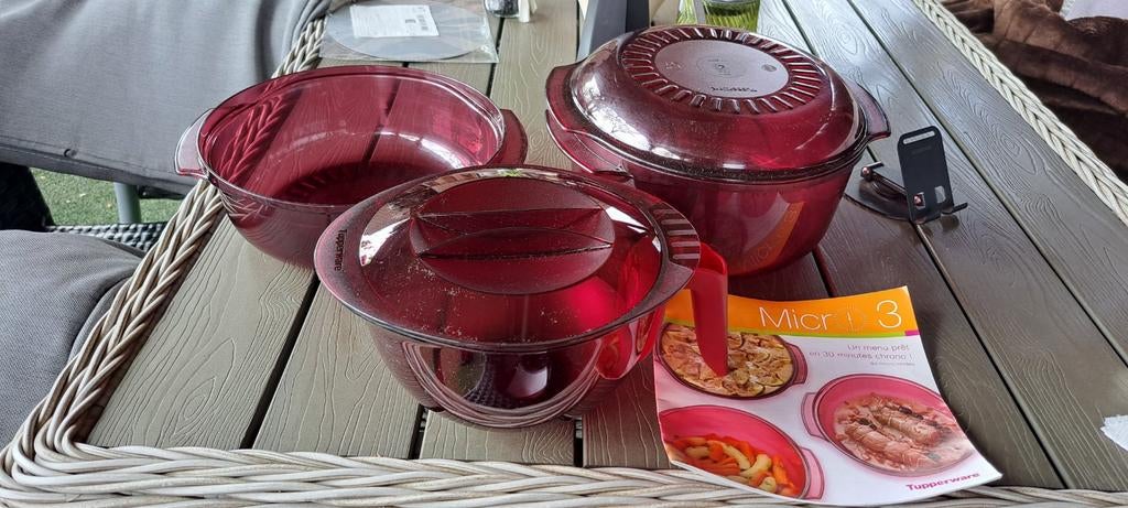 Tupperware Microcook set (demo model) + gratis verzending, Huis en Inrichting, Keuken | Tupperware, Zo goed als nieuw, Schaal