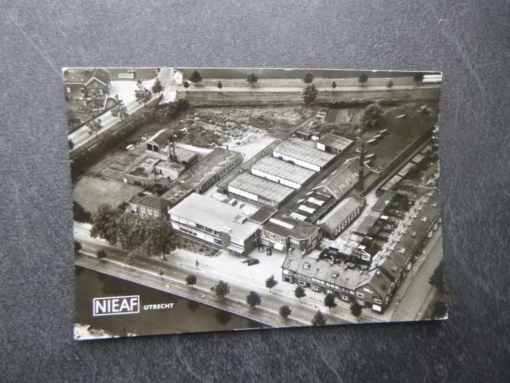 Utrecht, Nieaf, luchtfoto/bedrijfsvakantie 1963, Verzenden, 1960 tot 1980, Gelopen, Utrecht