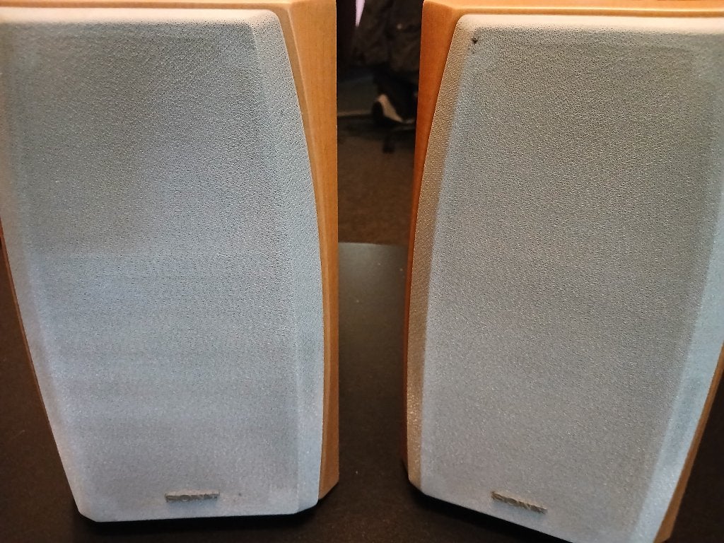 2 Sony speakers, Ophalen of Verzenden, Gebruikt, Minder dan 60 watt, Sony