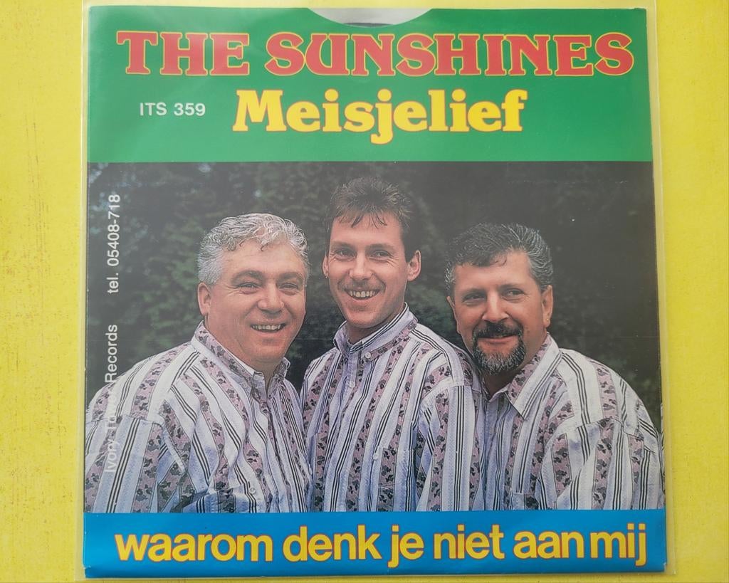 Sunshines- Meisjelief - Waarom denk je niet aan mij ., Cd's en Dvd's, Vinyl | Nederlandstalig, Ophalen, Zo goed als nieuw, Overige formaten