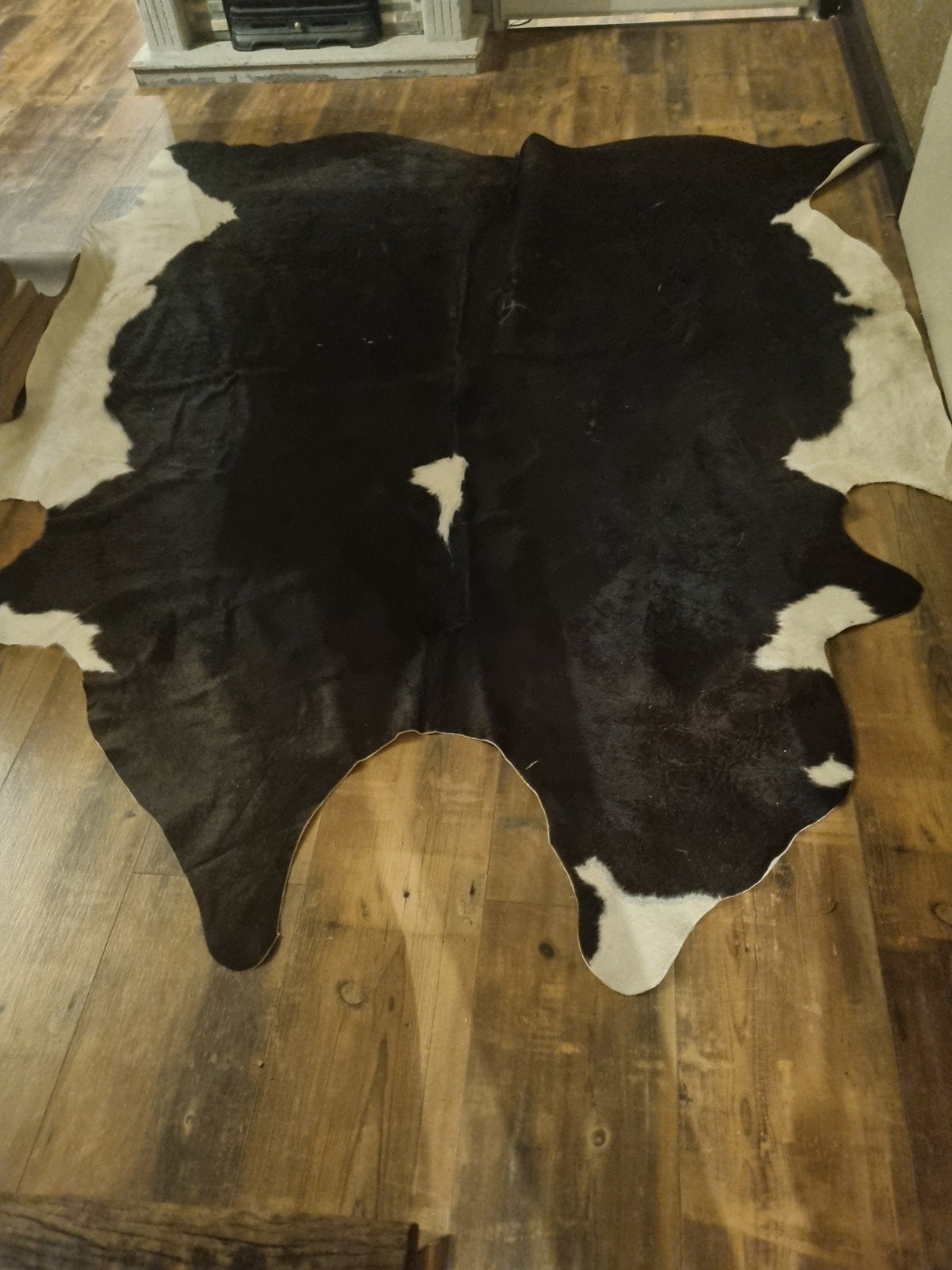Te koop ikea koldby koeienhuid, Ophalen, Zwart, 150 tot 200 cm, 200 cm of meer