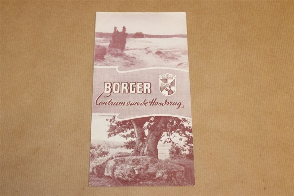Zeldzame VVV uitgave - Borger - Ca 1950 !!, Boeken, Ophalen of Verzenden, Zo goed als nieuw