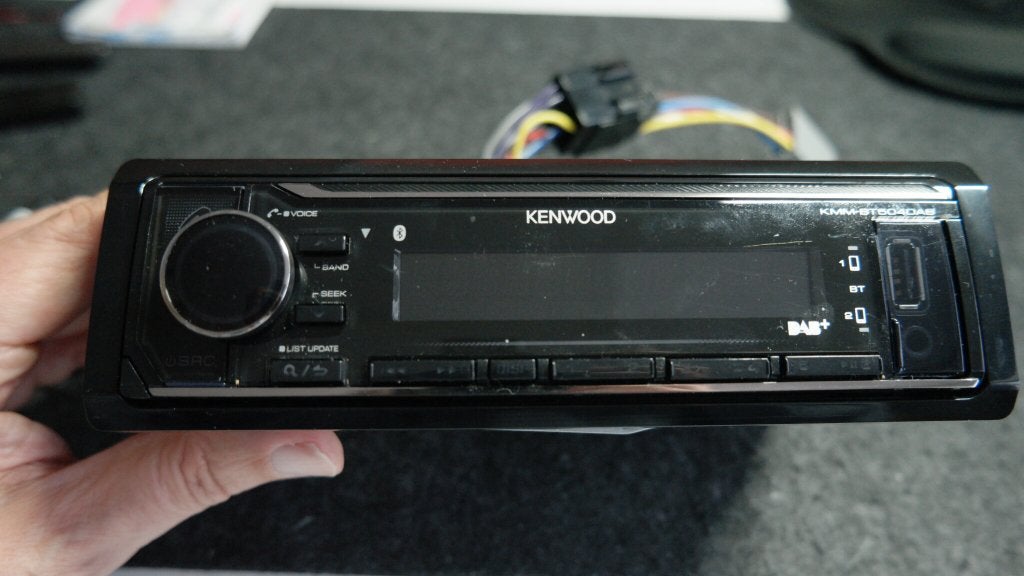 Kenwood KMM-BT504DAB autoreceiver, Ophalen of Verzenden, Zo goed als nieuw