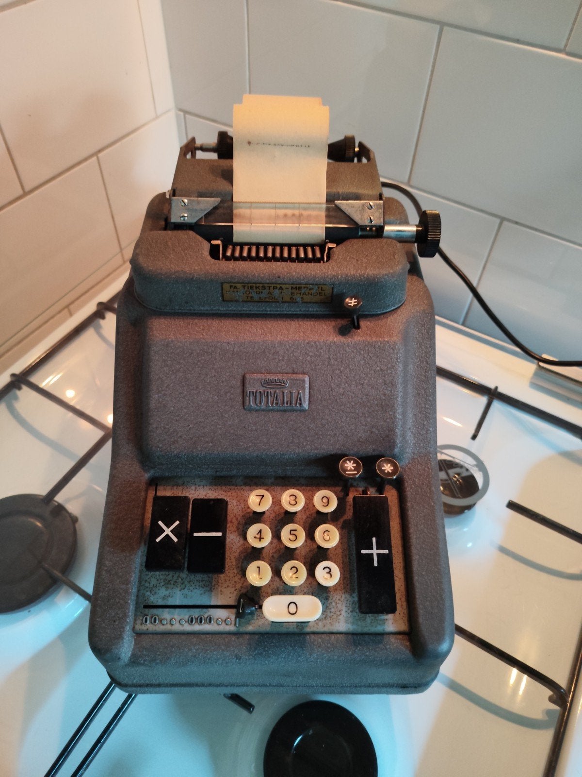 Werkend / Vintage Totalia Rekenmachine / Made in Italy, Ophalen
