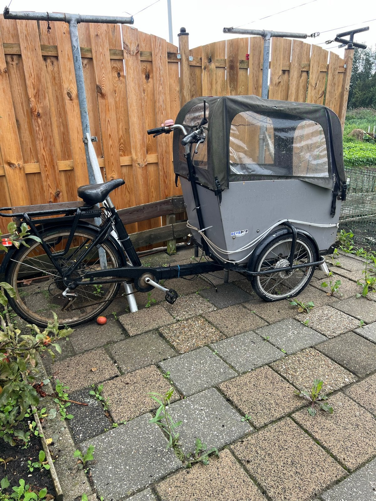 Babboe Big, 4 kinderen of meer, Gebruikt, Huif, Schijfrem