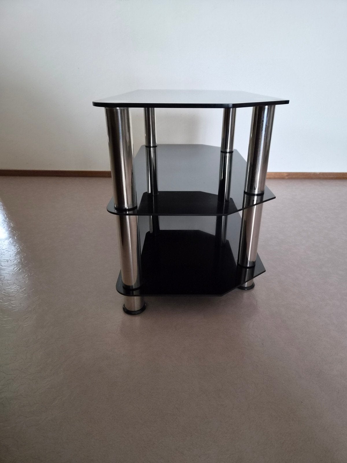 Foto 3 van TV meubel zwart glas