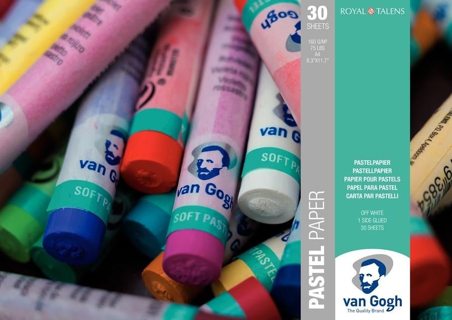 Van Gogh Pastel papier: A4 formaat (30 vellen), Hobby en Vrije tijd, Tekenen, Royal Talens, Papier, Schets- of Tekenboek, Nieuw