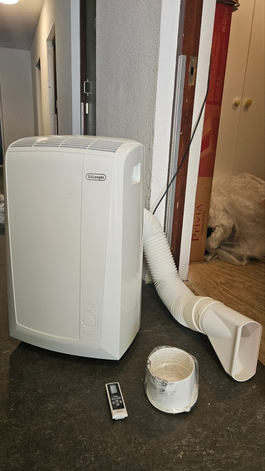 Mobiele airco delonghi, Witgoed en Apparatuur, Airco's, Ophalen, Timer, Minder dan 60 m³, 3 snelheden of meer
