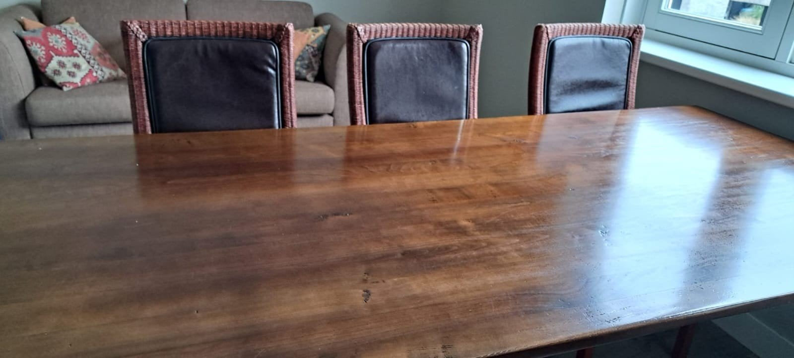 tafel met 6 stoelen 220x100, Ophalen