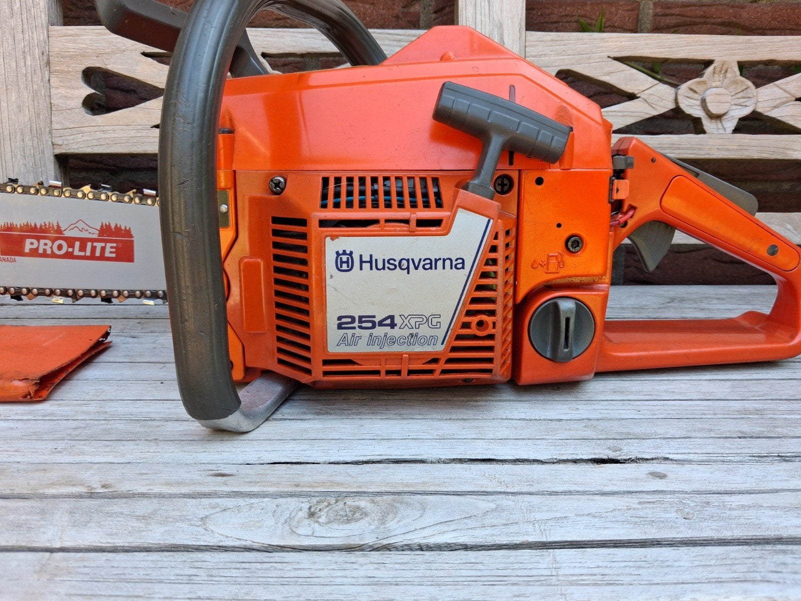 super mooie profzaag husqvarna 254 xpg kettingzaag, Ophalen of Verzenden, Gebruikt, Husqvarna