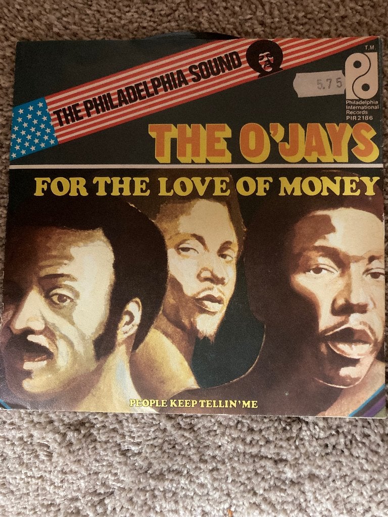 The O'Jays for the love of money, Cd's en Dvd's, 7 inch, Ophalen of Verzenden, Zo goed als nieuw, Overige typen