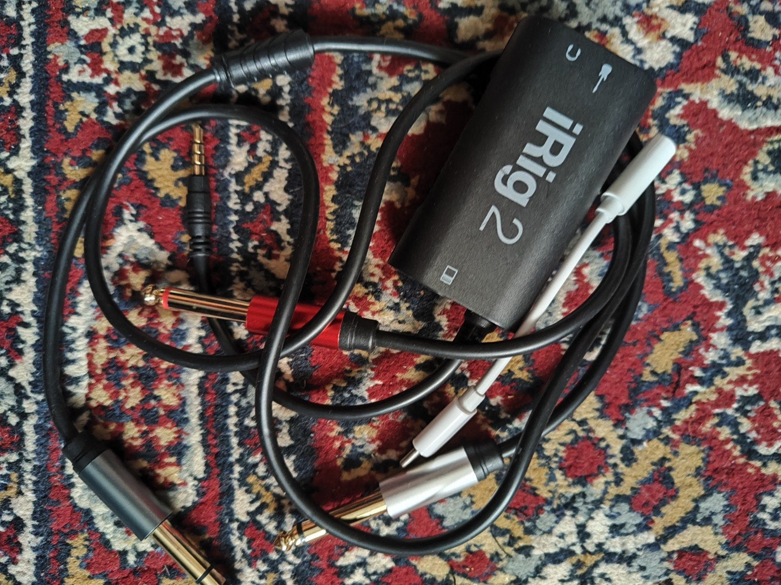 iRig 2 inclusief kabels - weinig gebruikt, Ophalen of Verzenden, Gebruikt, Overige typen