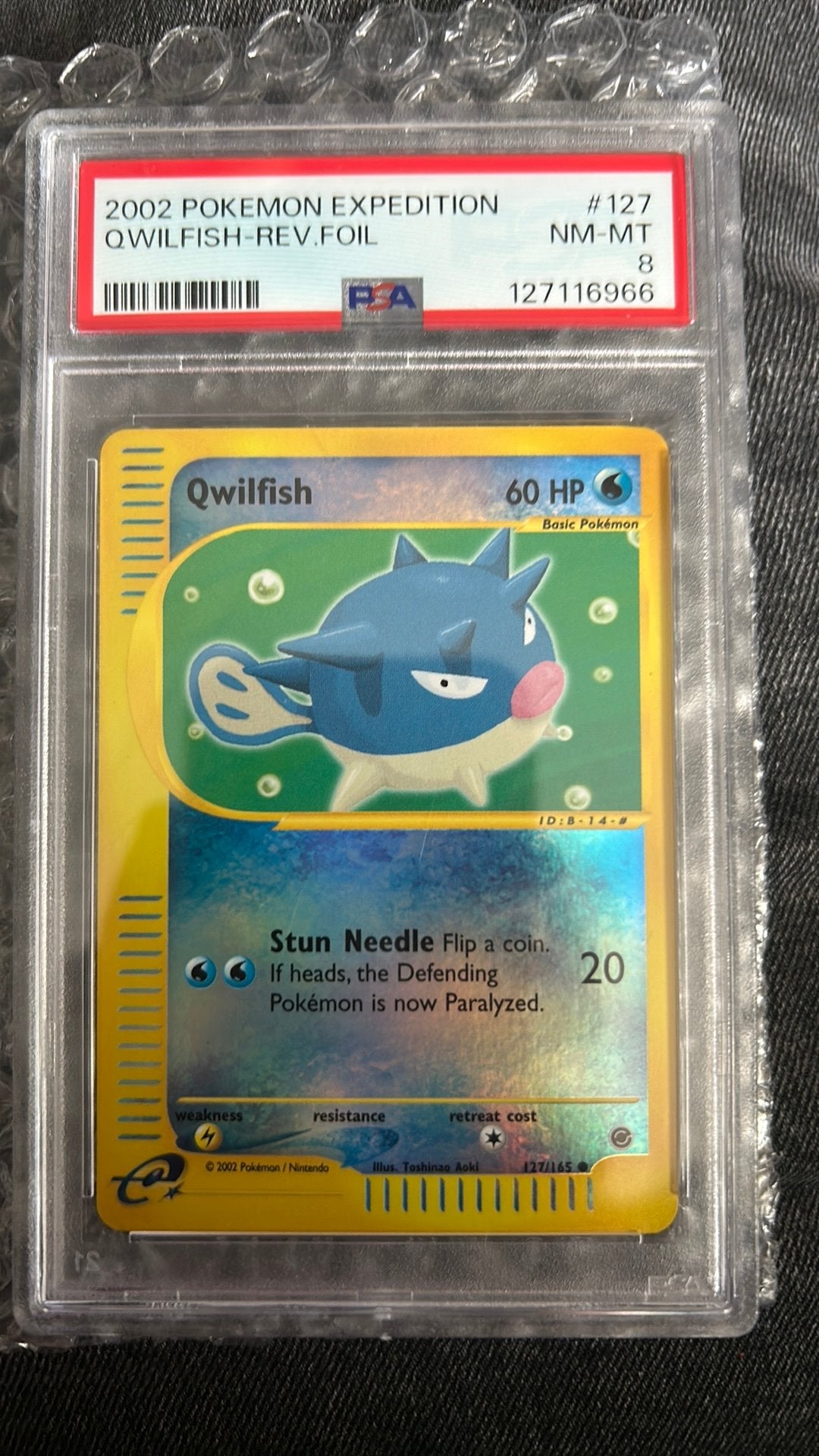 2002 expedition psa 8 qwilfish, Ophalen of Verzenden