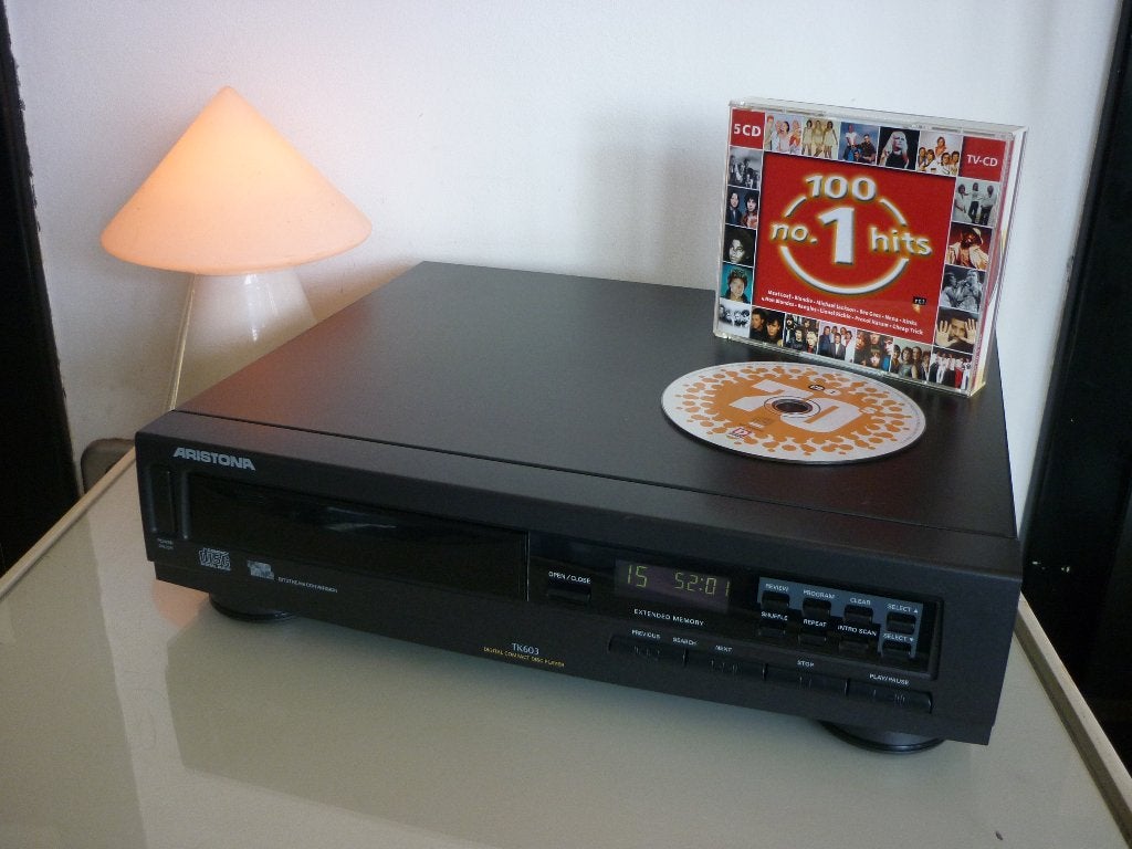 Aristona TK 603 CD speler vintage 1989 HQ Philips CDM-4, Ophalen of Verzenden, Zo goed als nieuw, Philips