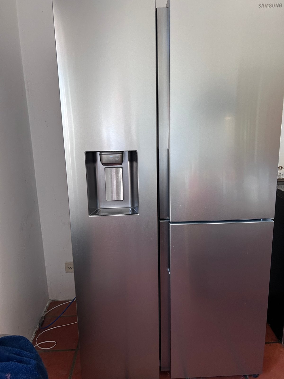 Samsung Amerikaanse koel-vriescombinatie RS68N8231S9/EF, Ophalen, Gebruikt, 200 liter of meer, 60 cm of meer