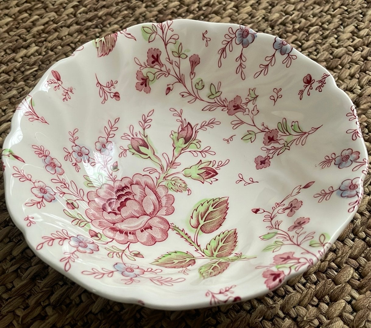 🌸 Johnson Brothers Rose Chintz vintage schaaltje 15,5 cm, Ophalen of Verzenden, Zo goed als nieuw