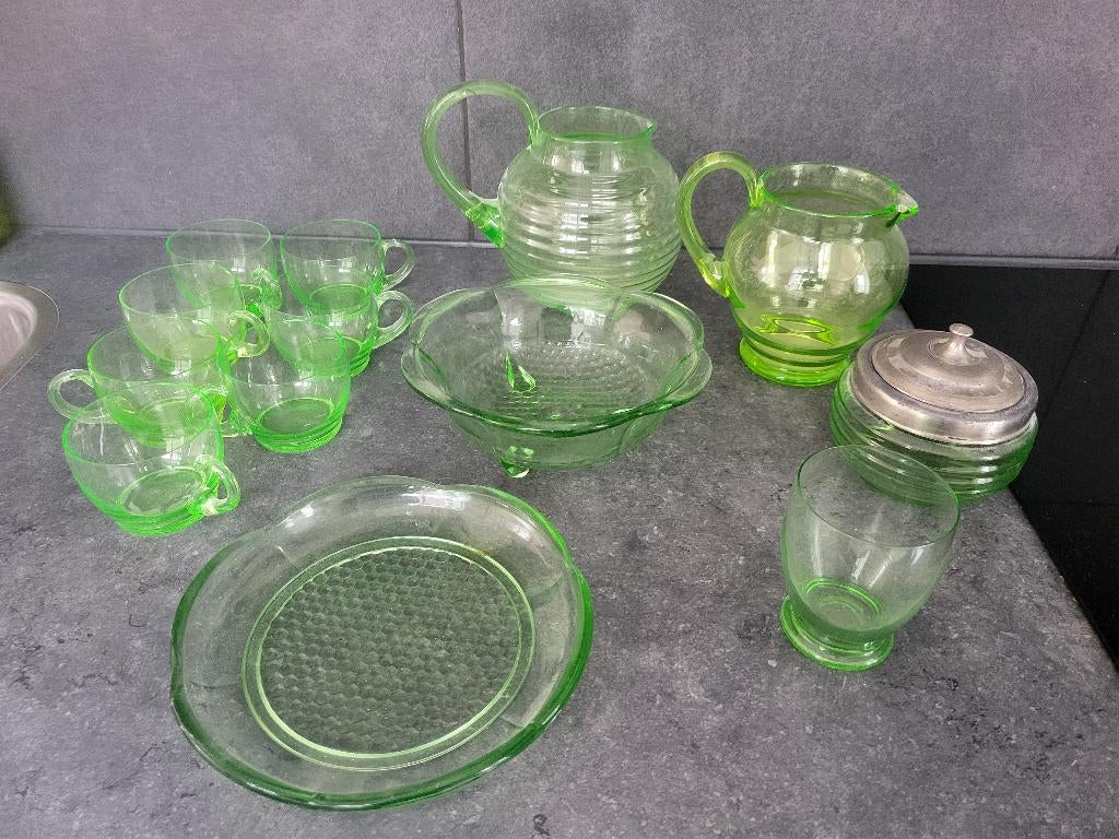 Uranium glaswerk, Antiek en Kunst, Antiek | Glas en Kristal, Ophalen
