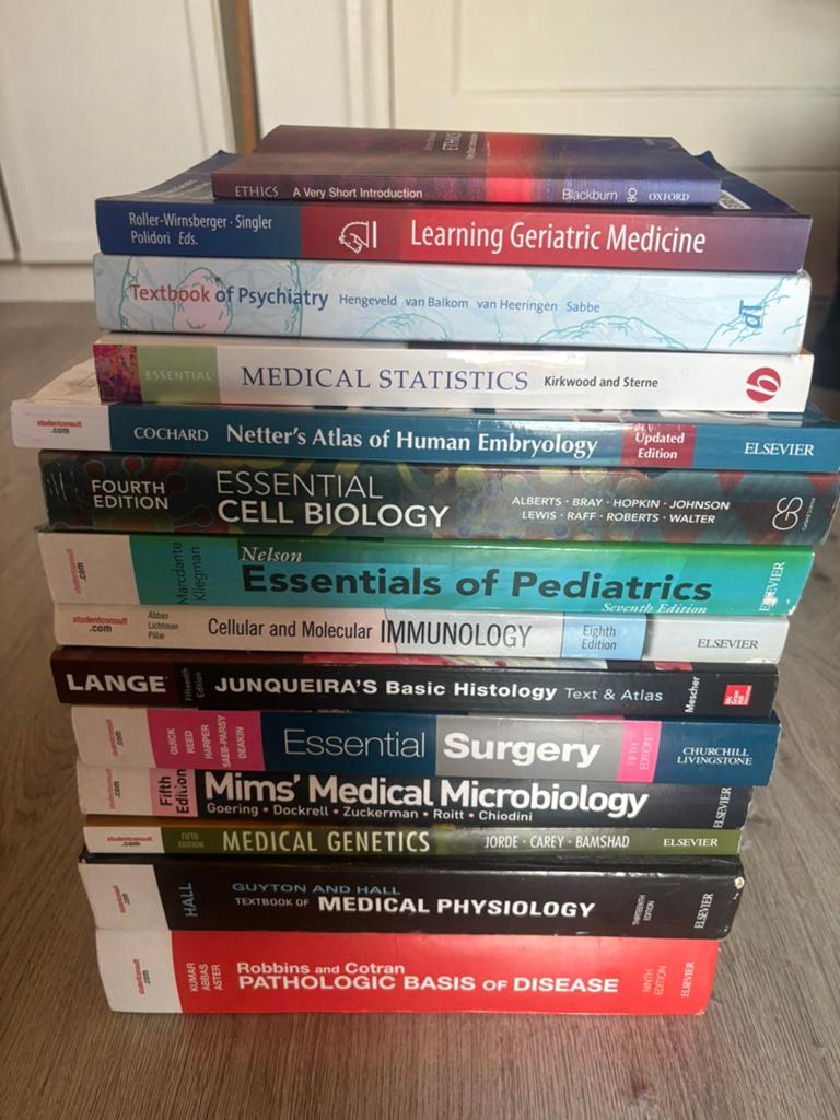 Boeken studie geneeskunde RUG, Boeken, Studieboeken en Cursussen, Ophalen of Verzenden, Beta, Zo goed als nieuw, WO