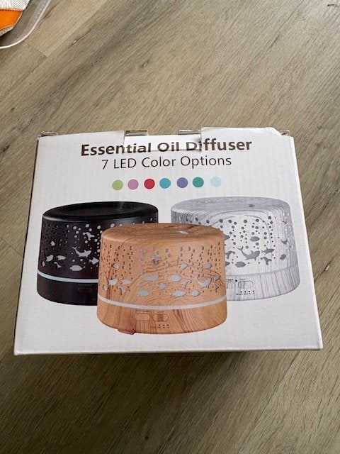 Hianjoo Aroma diffuser 700 ml luchtbevochtiger met timer,, Ophalen of Verzenden, Nieuw, Luchtbevochtiger