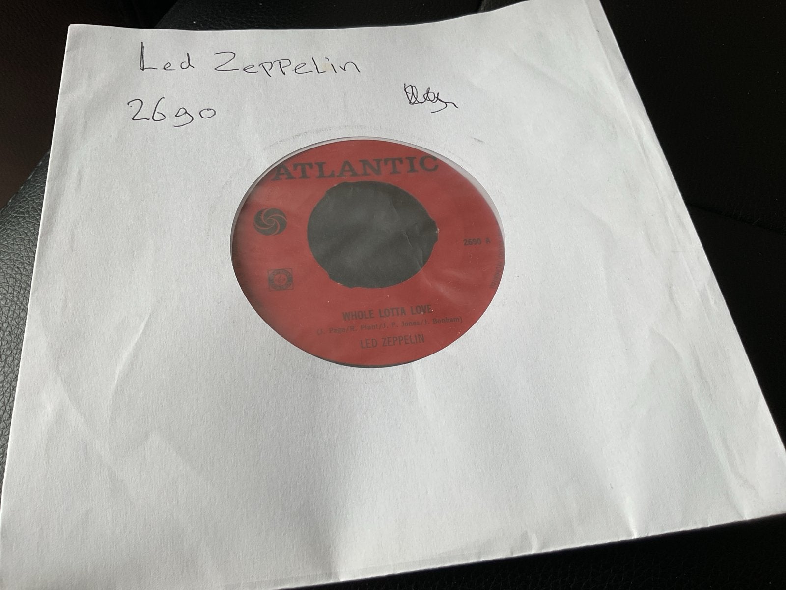 Led Zeppelin - Whole Lotta Love / Living Loving Maid (7 inch, Gebruikt, Originele persing, 7 inch, Ophalen of Verzenden