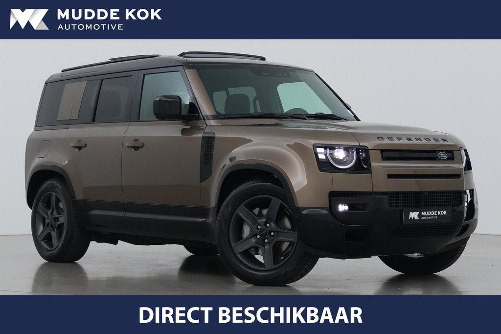 Land Rover Defender 2.0 P300e 110 X-Dynamic SE | FACELIFT |, Auto's, Land Rover, Automaat, Gebruikt, 4 cilinders, Bruin