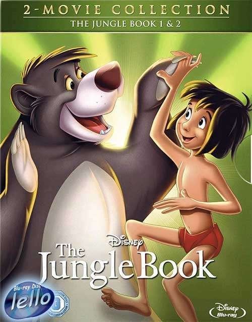 Blu-ray: Disney's Jungle Book 1 & 2 (1967, 2003 JungleBoek), Ophalen of Verzenden, Nieuw in verpakking, Tekenfilms en Animatie