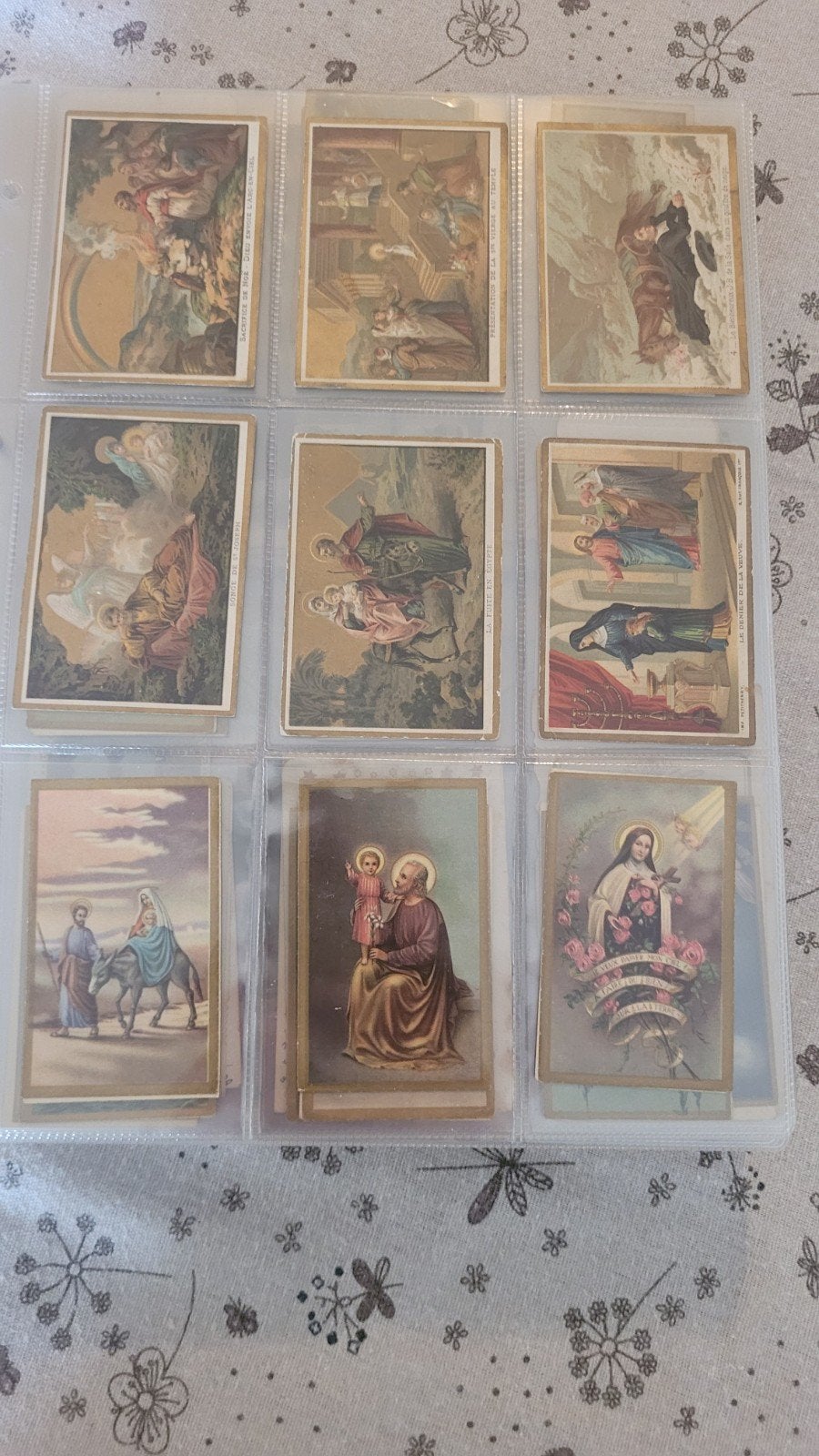 bid prentjes met relikwie pater pio...Theresia, Ophalen of Verzenden, Bidprentje