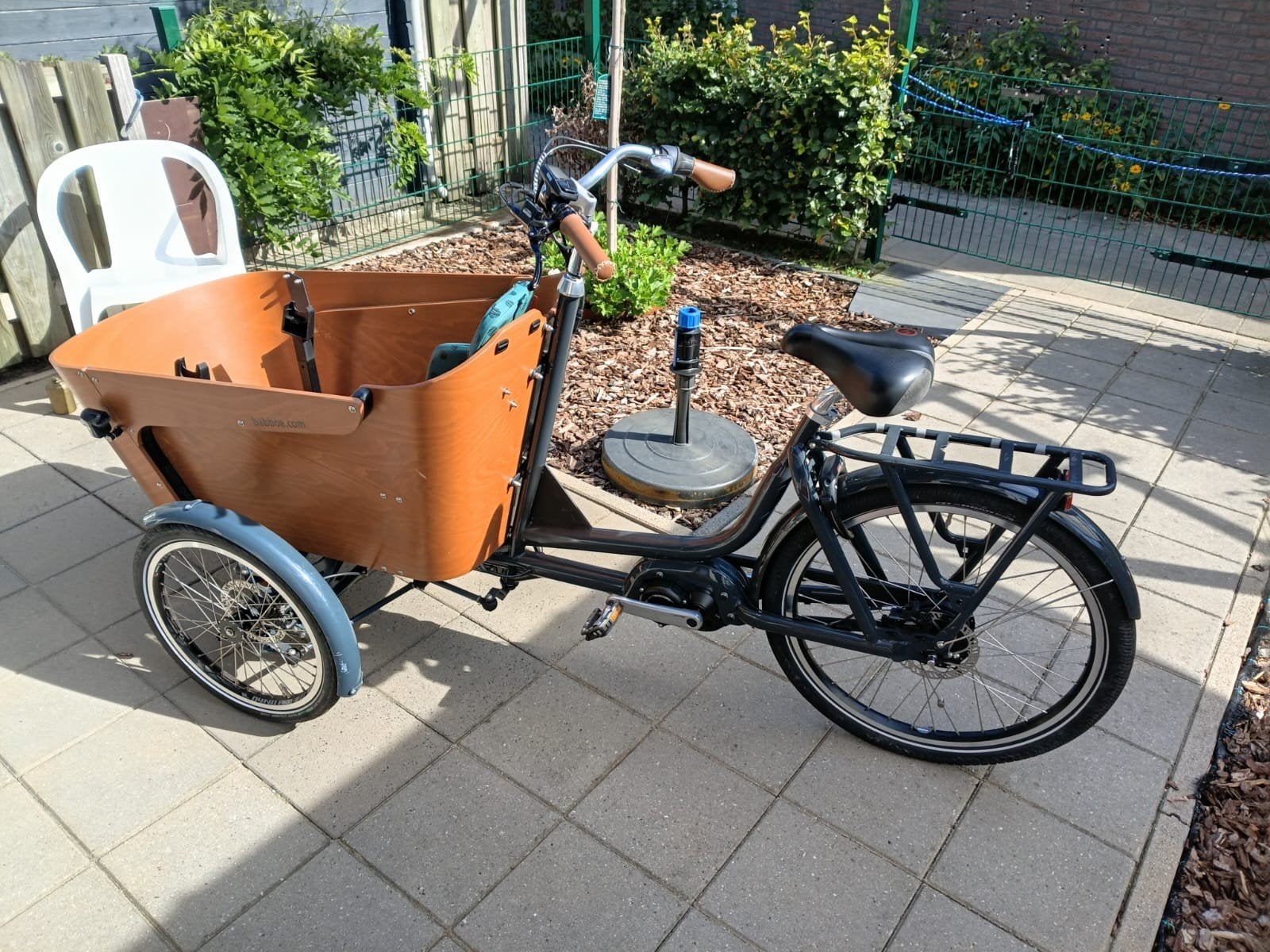 Babboe Flow bakfiets - Ideaal voor gezinnen!, Fietsen en Brommers, 3 kinderen, Elektrisch, Zo goed als nieuw, Ophalen