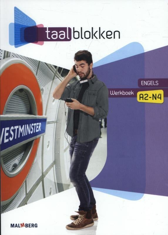 Taalblokken Engels - Werkboek A2-N4 | Malmberg, Verzenden, Malmberg, Zo goed als nieuw, MBO
