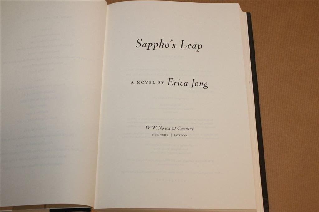 Saphos Leap — Erica Jong, Roman Antiek Griekenland 2003, Boeken, Ophalen of Verzenden, Gelezen, Europa overig