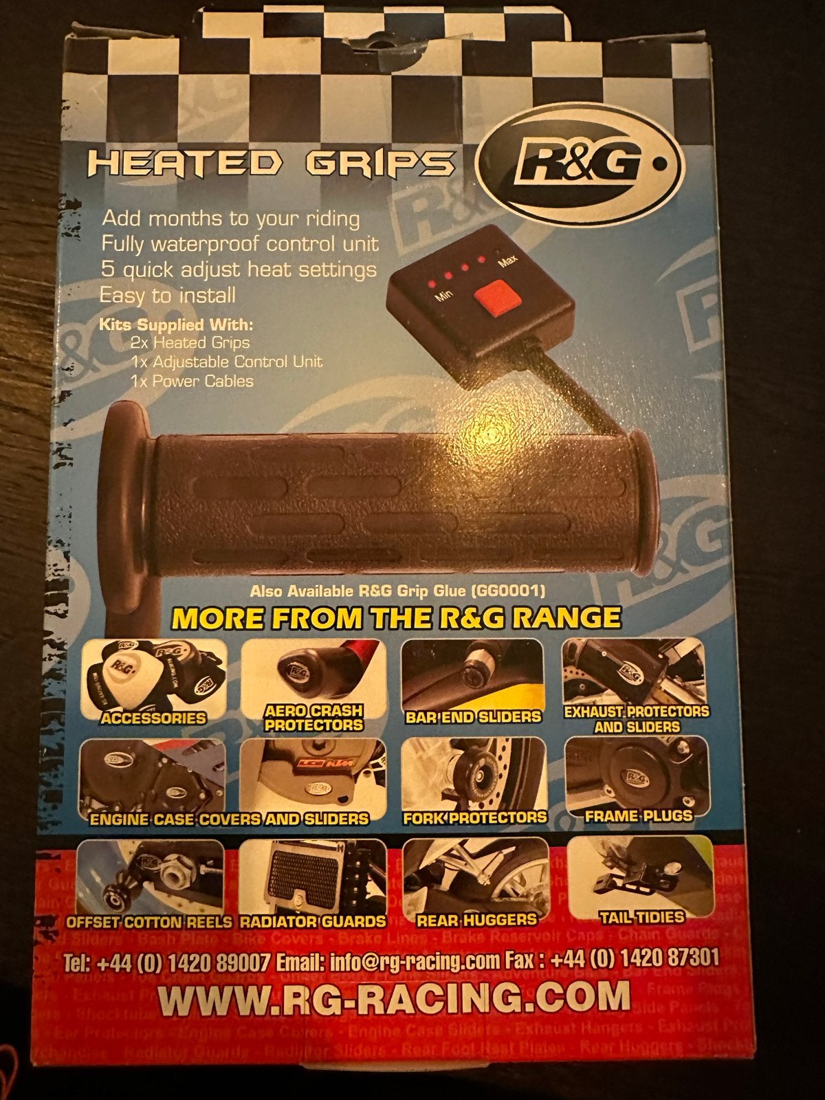 R&G Verwarmde Handvatten voor Motorfiets - Nieuw in Doos, Motoren, Ophalen of Verzenden, Nieuw