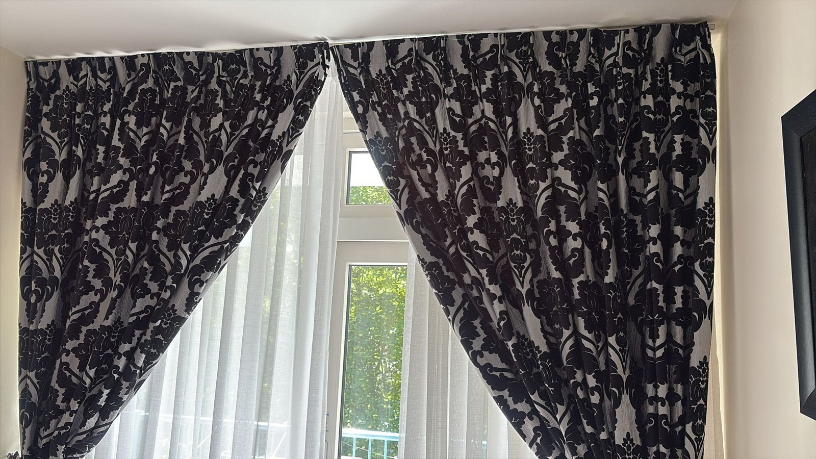Gordijnen slaapkamer, Ophalen, Zo goed als nieuw, 200 cm of meer