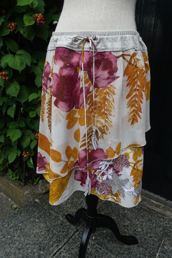 sportieve grijs, oranje, aubergine Didi rok mt S, Kleding | Dames, Rokken, Ophalen of Verzenden, Zo goed als nieuw, Maat 36 (S)