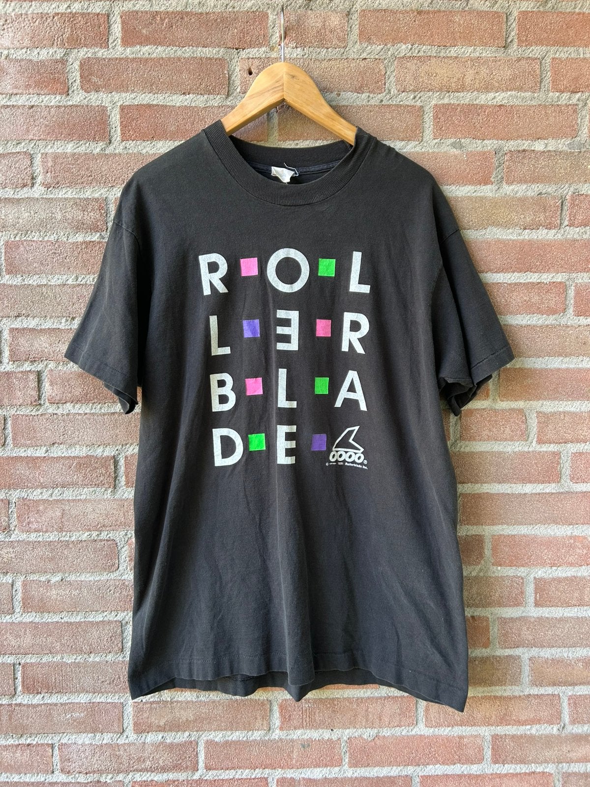 Vintage 90s 1991 Rollerblade Skate Shirt Roces Bauer, Ophalen of Verzenden, Zo goed als nieuw, Maat 56/58 (XL)